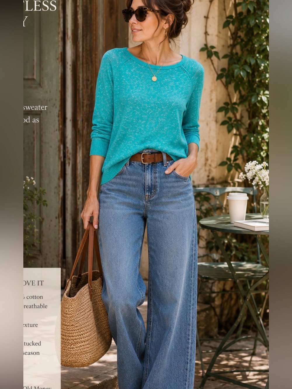 Project (boutique)   Linen/Cotton  breathable Summer Sweater – Size Medium